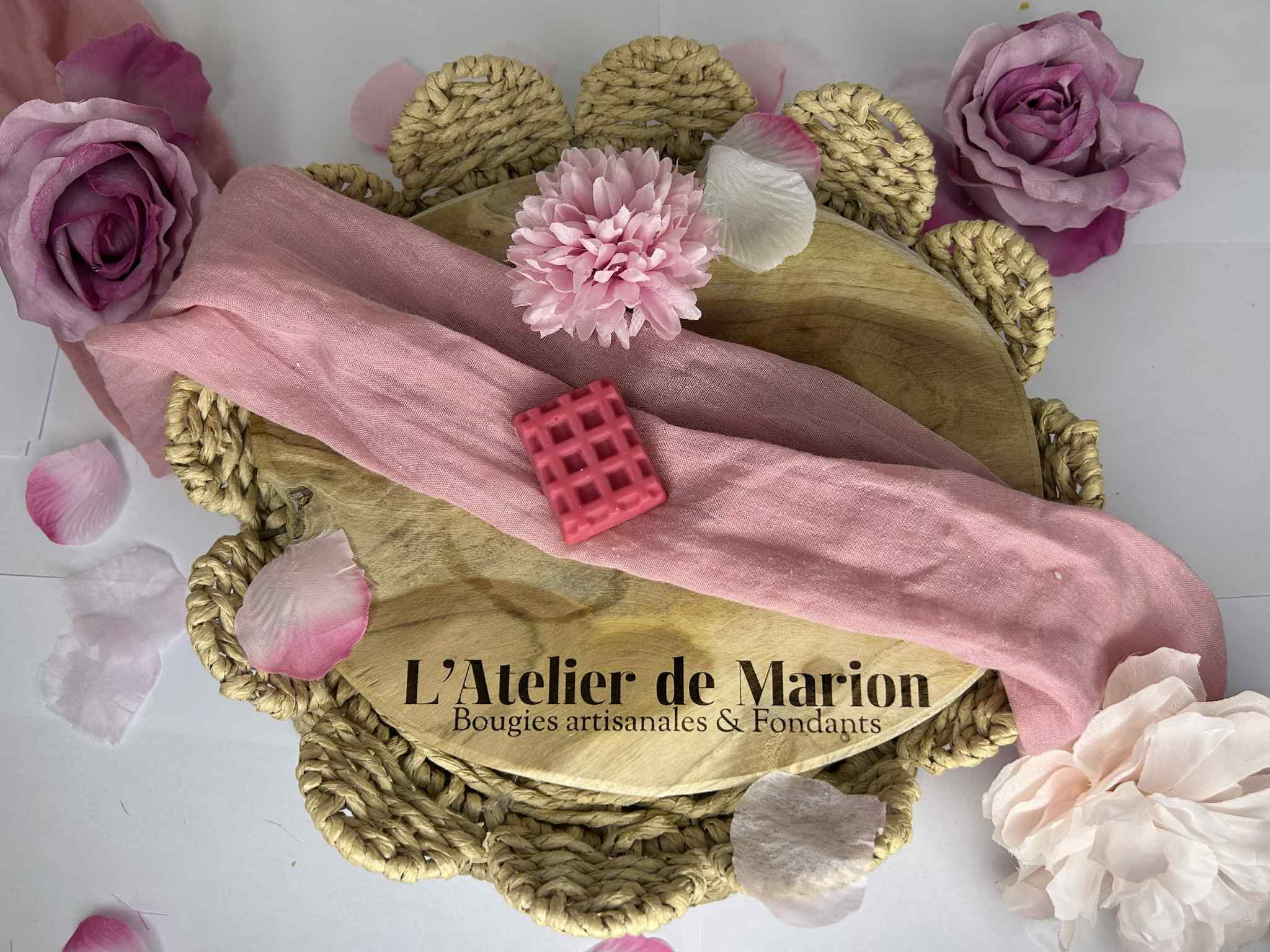 Fondant artisanal couleur rouge