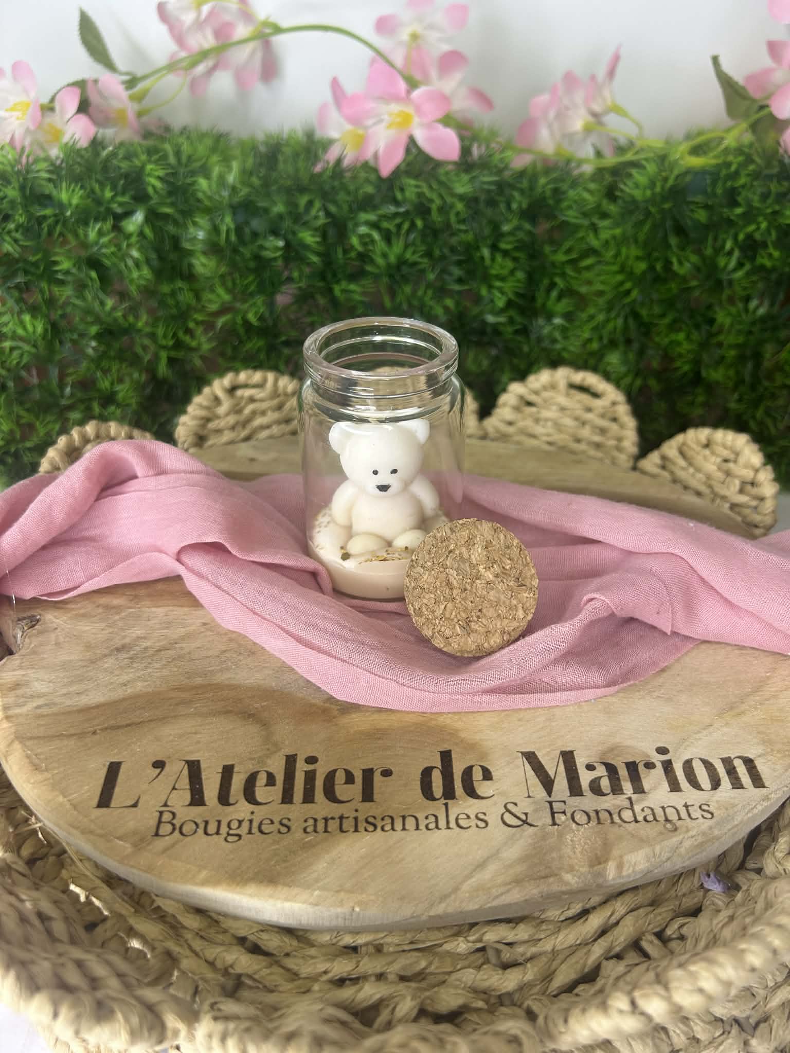 Fondant Ourson Naissance Baby Shower Personnalisable – Image 2